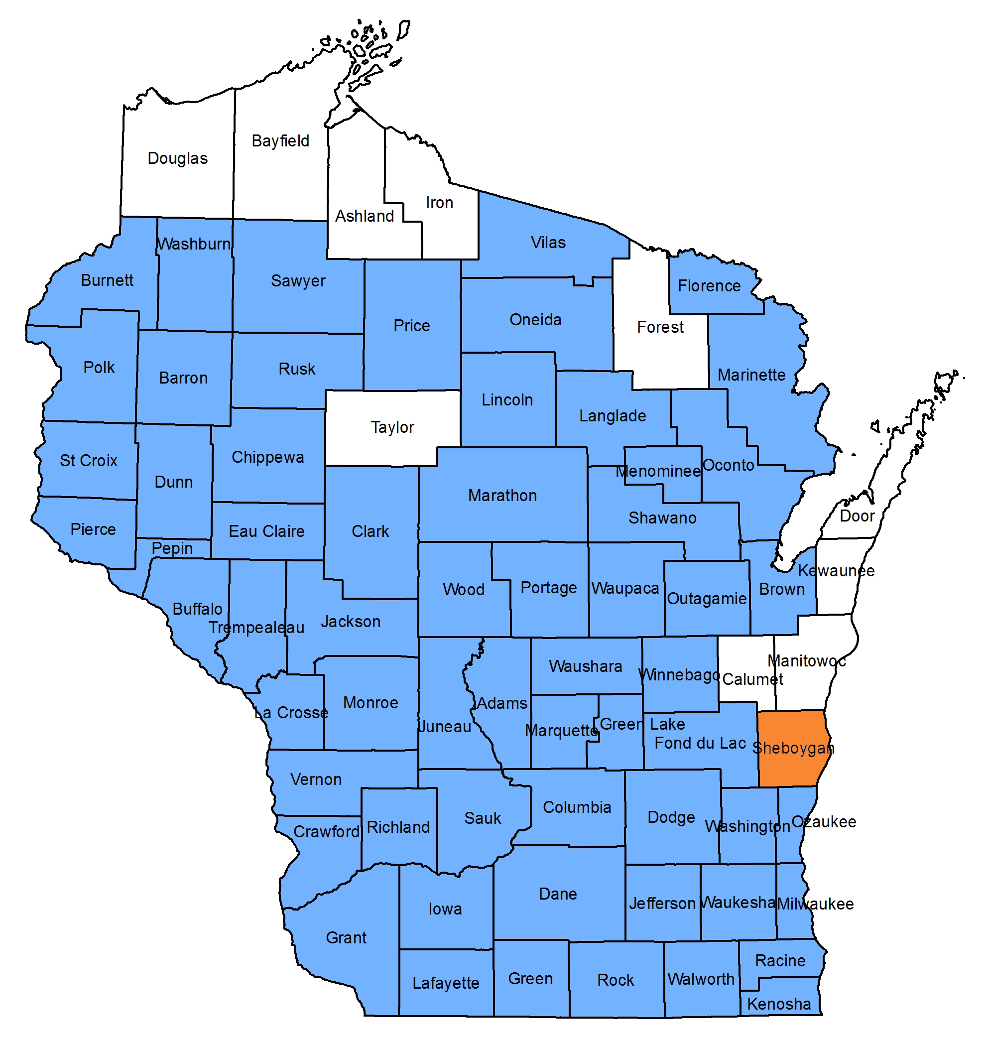 Oak wilt detected in Sheboygan County; additional finds in northern WI