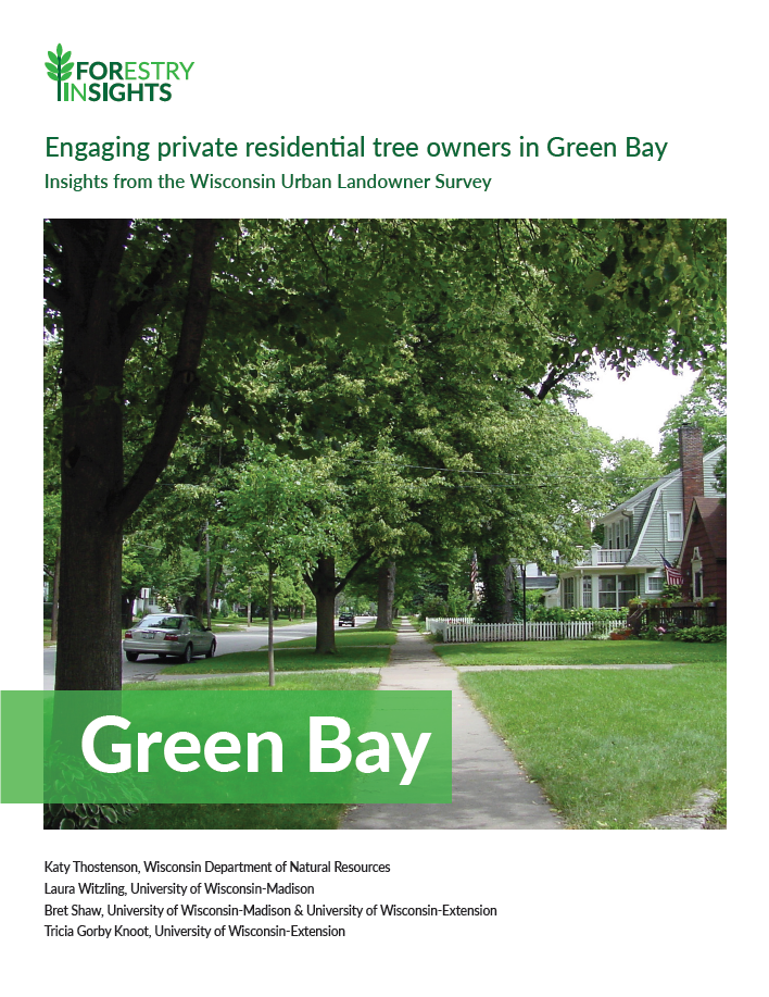 Insights from the Wisconsin Urban Landowner Survey inform tree care
