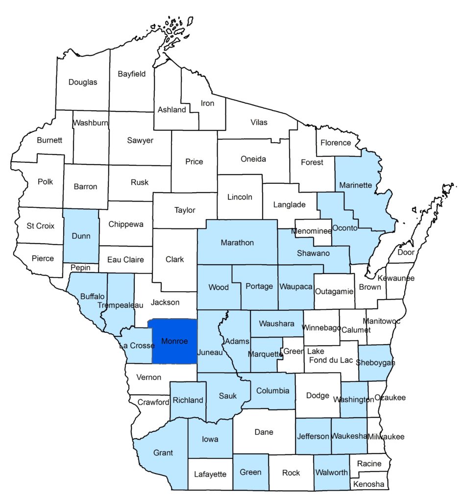 Heterobasidion root disease in Monroe County