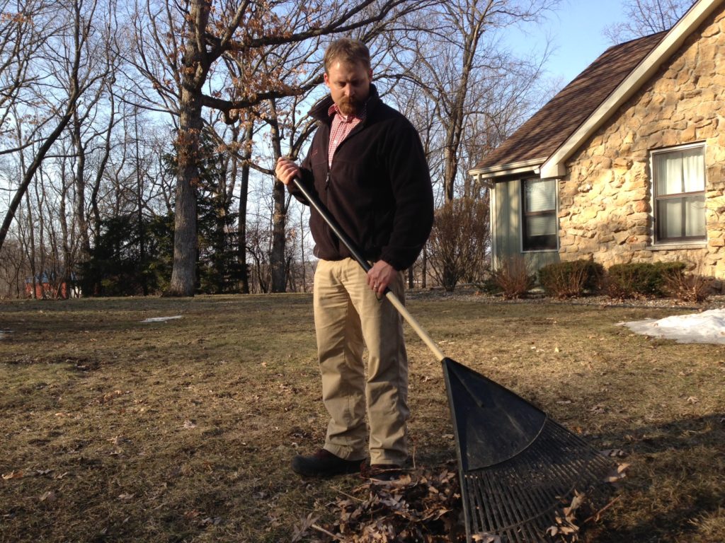 Rake up your leaves and compost them instead of burning them.