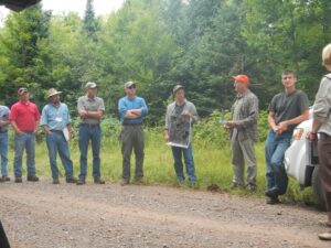DNR Staff engaging with landowners.