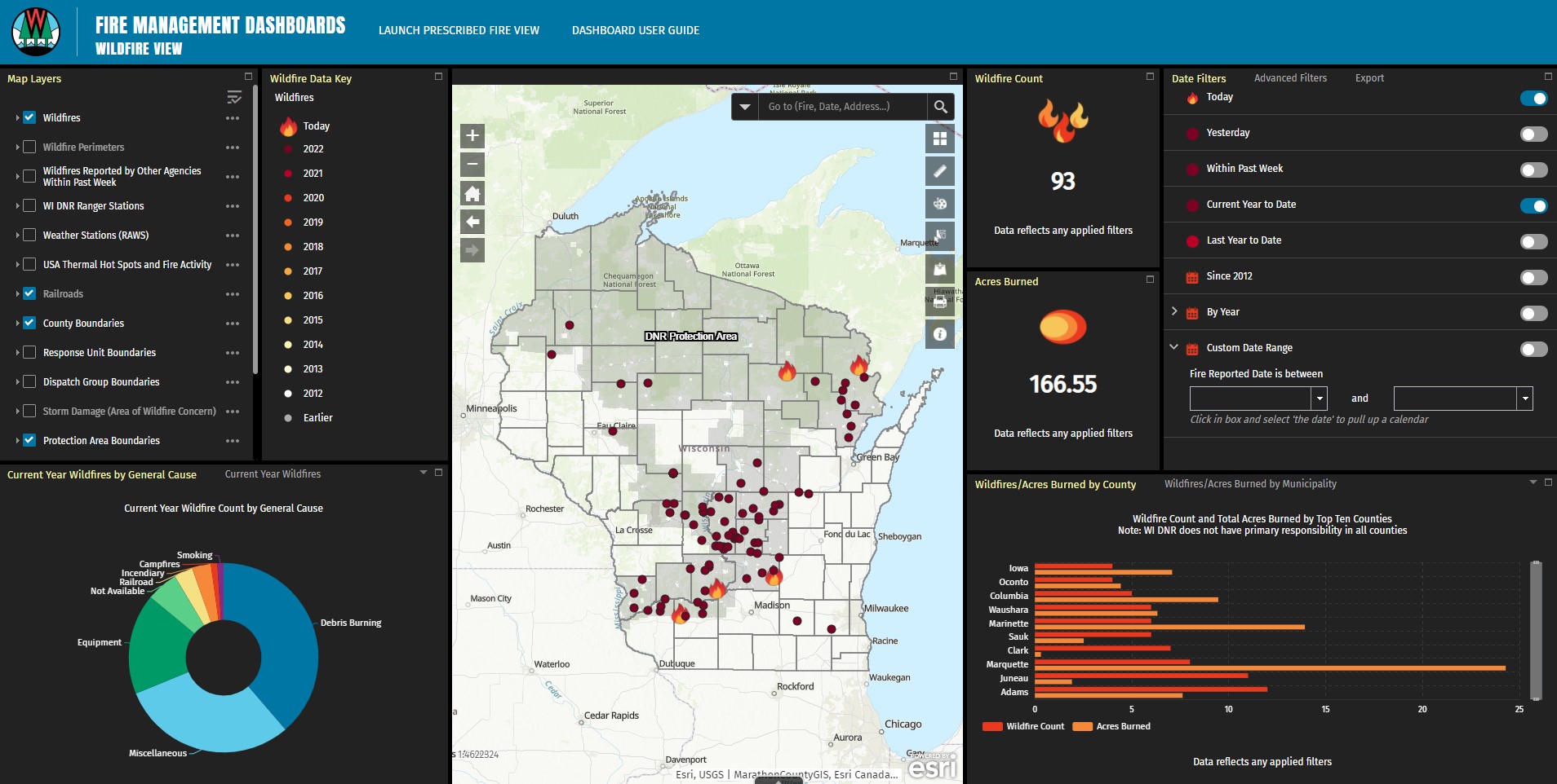 Its Wildfire Prevention Week Do You Know Where Wildfires Occur In