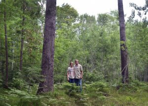 Lori and Jim Livingston manage a species-diverse, 401-acre property outside Medford and adjacent to the Chequamegon-Nicolet National Forest.