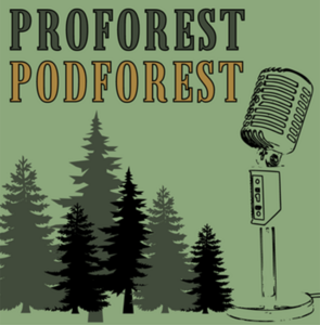 The logo of the Proforest Podforest podcast.