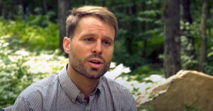A video frame-grab showing Wisconsin DNR Forest Health specialist Paul Cigan.